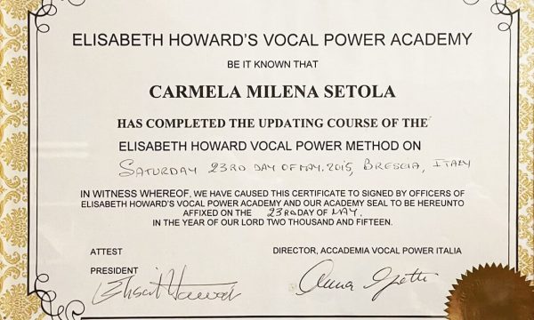 ELISABETH HOWARD'S VOCAL POWER ACADEMY